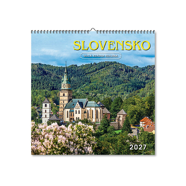 Nástenný kalendár Slovensko štvorec 2027