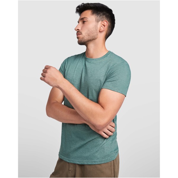 T-shirt a maniche corte da uomo da 150 g/m² Fox - Senape melange / XL