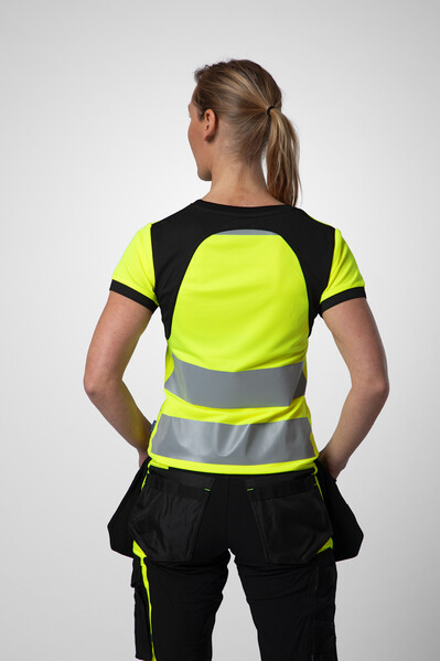 6012 T-shirt Cl.2 Women YELLOW/BLACK XS