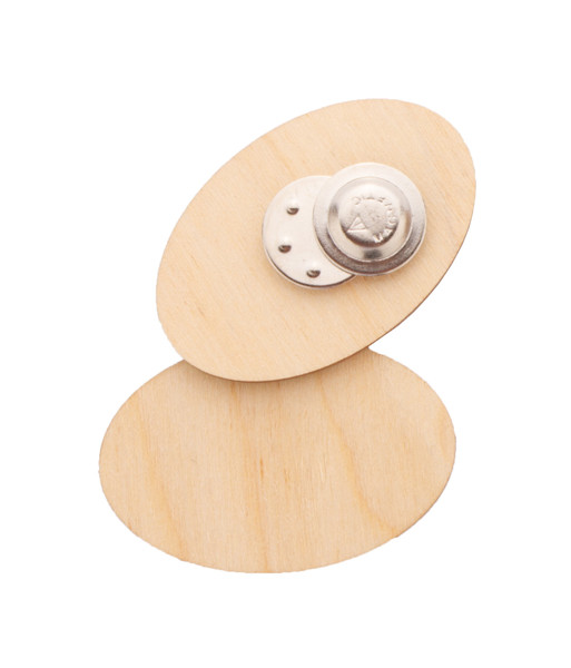 Custom Magnetic Badge WooBadge - Natural