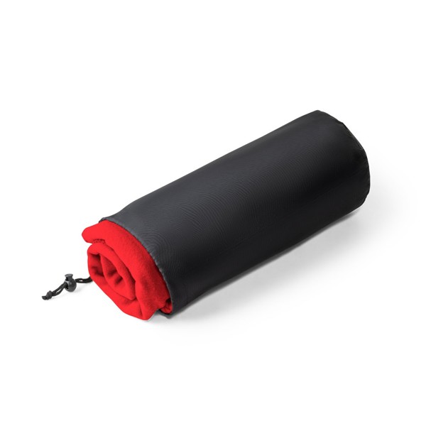 GALLIOT. Teplá deka (180 g/m²) z recyklovaného polyesteru (100% rPET) - Červená