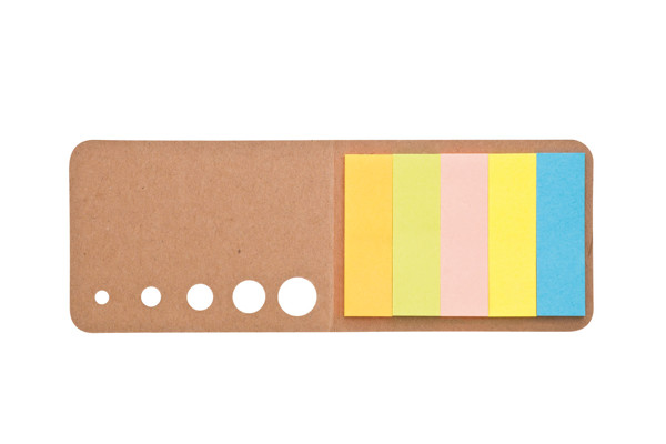 Bucon sticky notes set, 50x15 mm notes - Natural