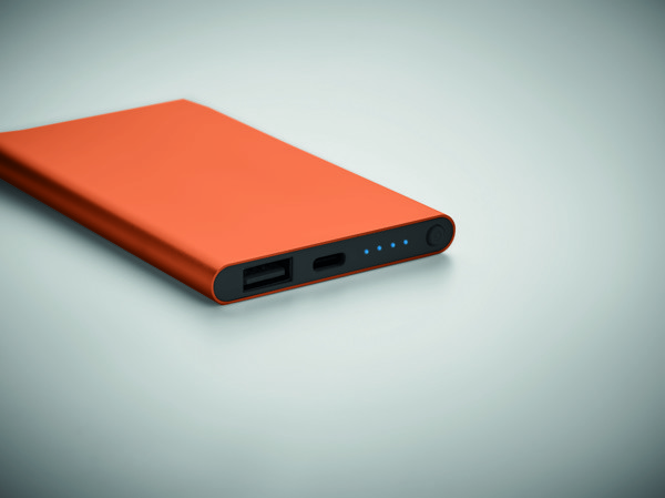 Powerbank 4000 mAh Type C Powerflat C - Orange