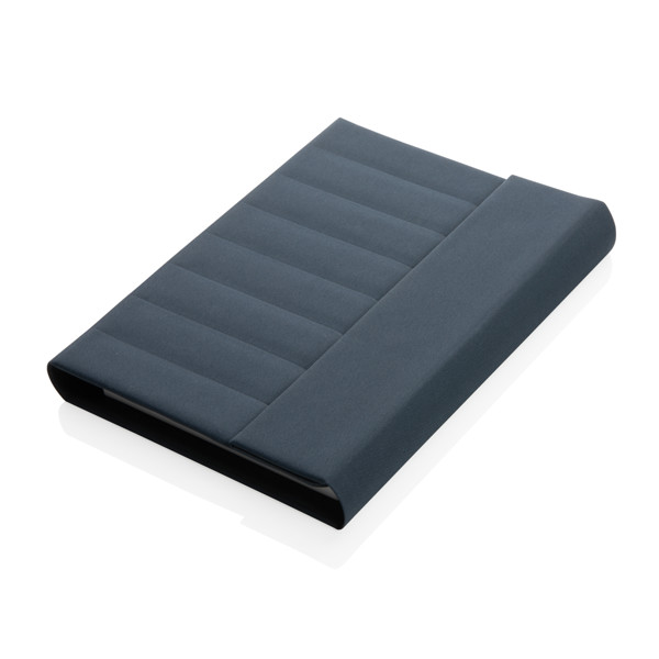 Xd Xclusive A5 notebook, magnetic closure, rPET cover - Navy