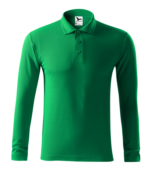 Polokošile Pánská Malfini® Pique Polo Ls - Středně Zelená / XL