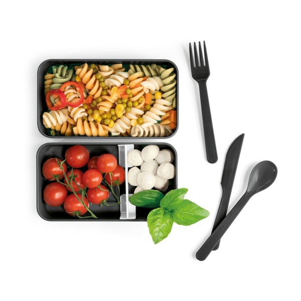 BOCUSE. Lunch Box. Boîte à lunch en PP et PS de 680 mL - Noir