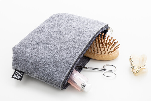 Rpet Cosmetic Bag Refelt Beauty - Grey