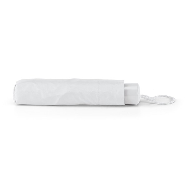 MARIA. 190T polyester folding umbrella - White