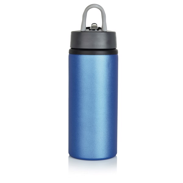 Aluminium sport bottle - Blue / Anthracite