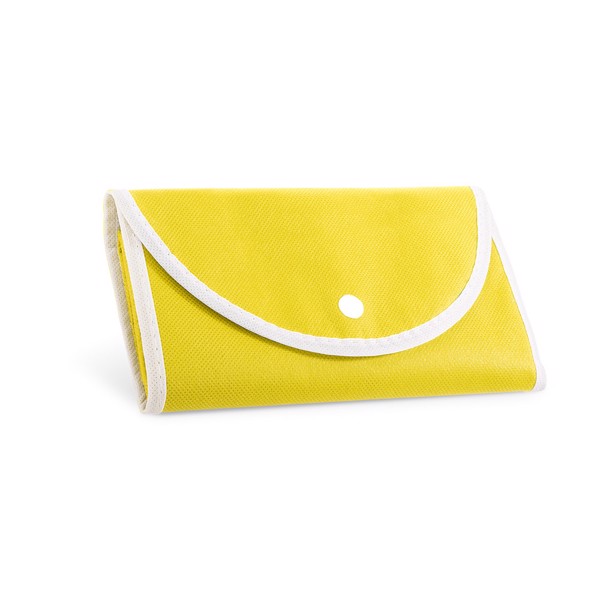 ARLON. Saco dobrável em non-woven (80 g/m²) - Amarelo