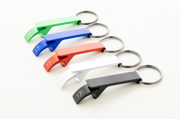 Bottle Opener Keyring Rallop - Silver