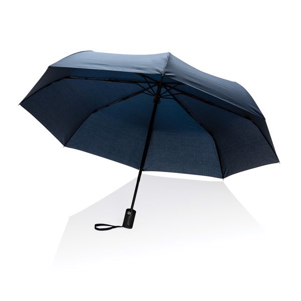 Parapluie 21" automatique en rPET 190T Impact AWARE™ - Bleu Marine