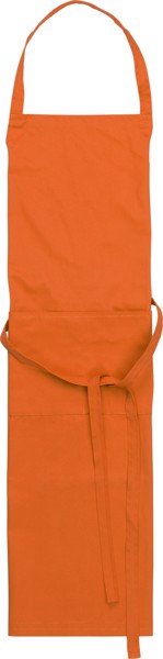 Cotton and polyester (240 gr/m²) apron - Orange