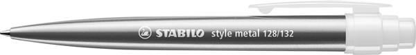 STABILO style metal Kugelschreiber, silber/weiß