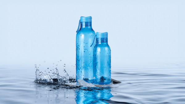 Bouteille 500 ml en rPET RCS Avira Atik - Bleu