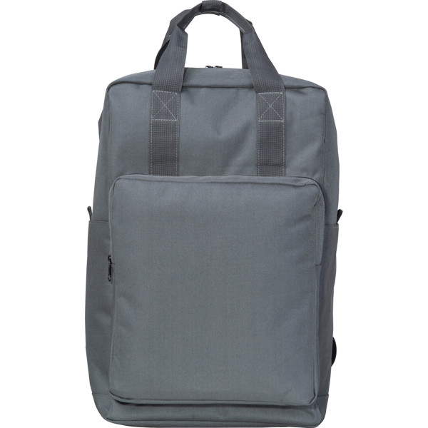 RPET backpack – sustainable & robust MATILDA - Silvergrey