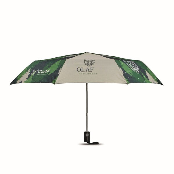 Windproof Schirm. Automatische Öffnung/Schließung - Full Color