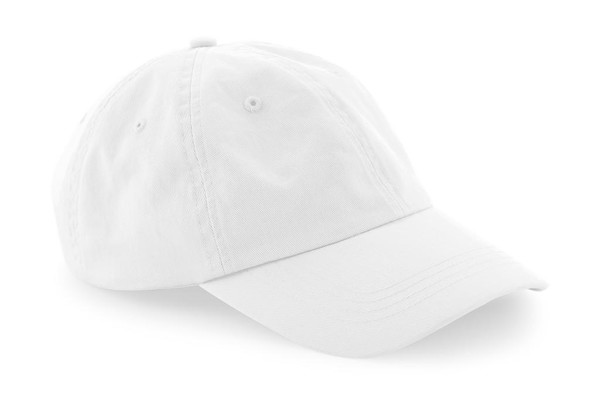 Cappellino Cotone Organico 6 Pannelli Dad - White / ONE SIZE