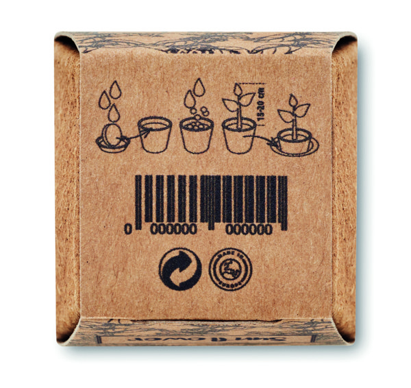 Sunflower grow kit biodegradable pot, soil tablet