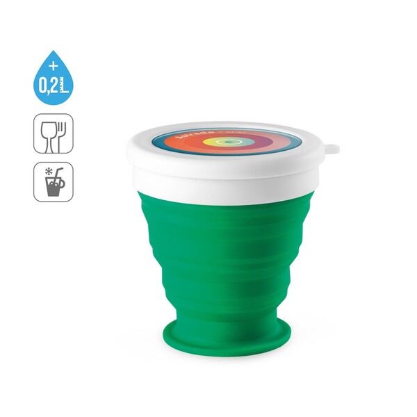 ASTRADA. Sklopljiva putna šalica 250 ml - Žuta