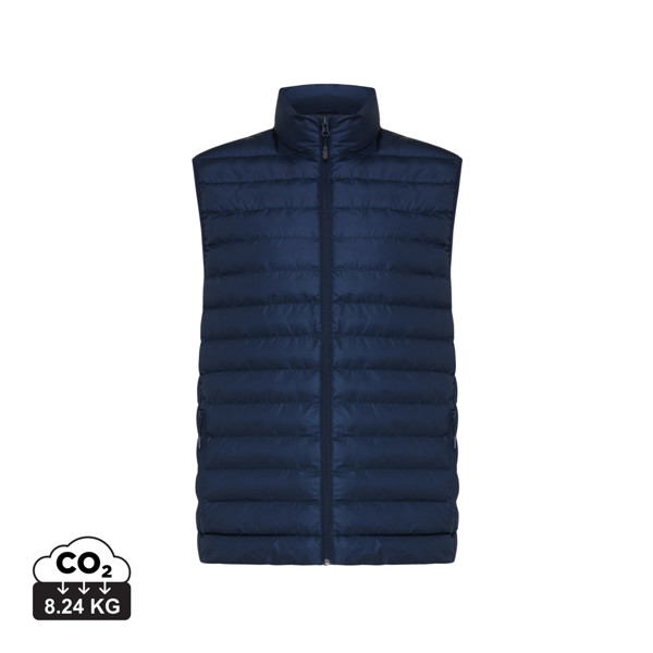 Iqoniq Meru men recycled polyester bodywarmer - Navy / 4XL