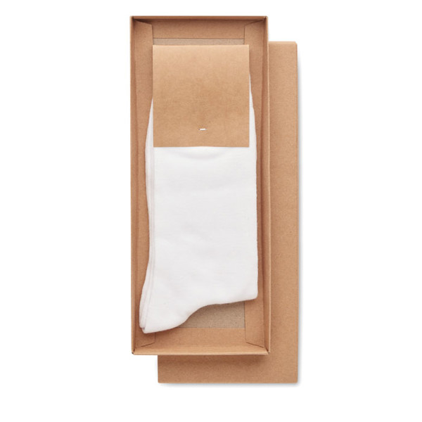 Pair of socks in gift box L Tada L - White
