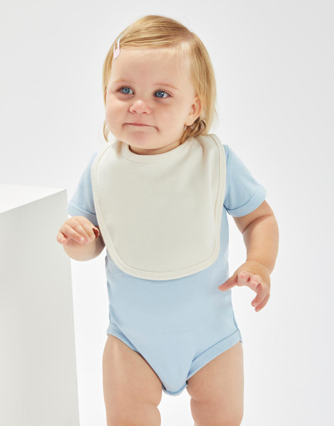 Single Layer Bib - White / Red / ONE SIZE