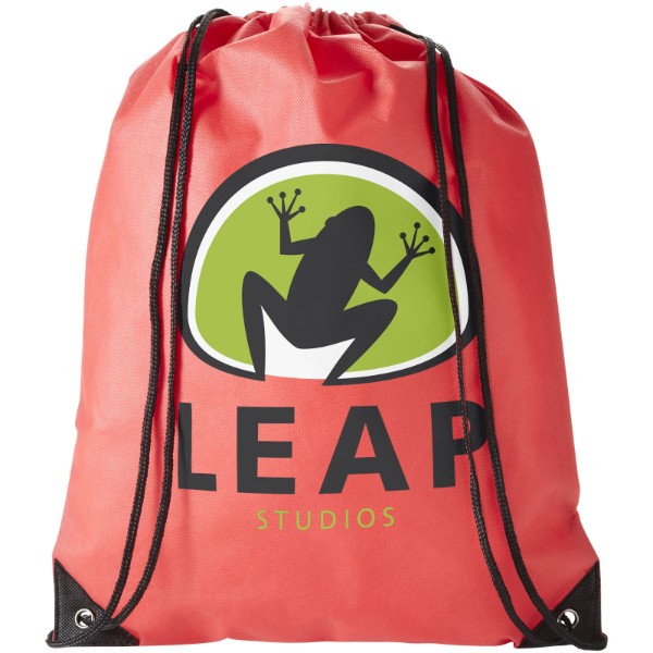 Sac à dos premium non tissé Eco 5L - Rouge