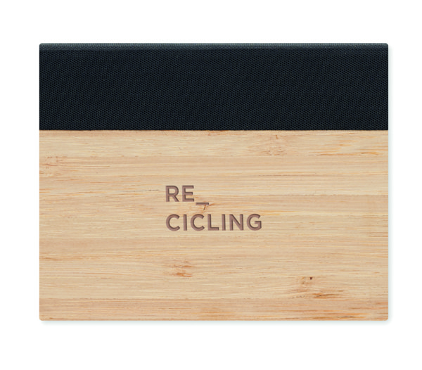 Set sticky notes capa de bambu Visionbam