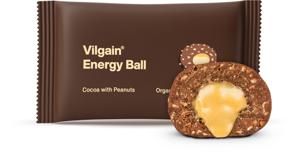 Vilgain Organic Energy Ball 30 g cocoa with peanut butter *