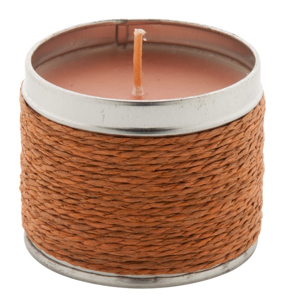 Scented Candle Shiva, Chocolate - Brown / Grey