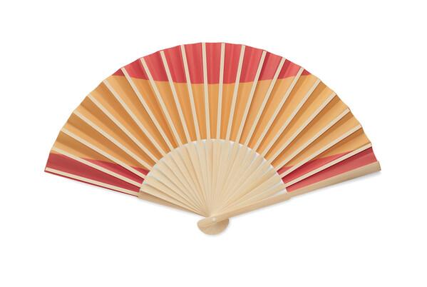 Manual fan flag design Funfan - Red