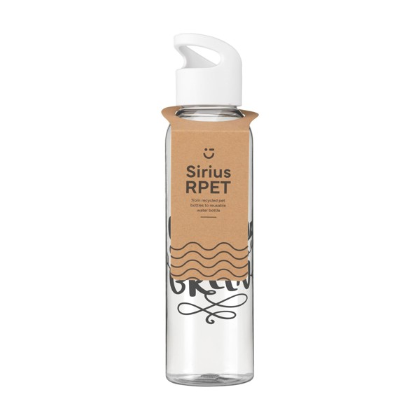 Sirius GRS RPET 650 ml bouteille - Blanc