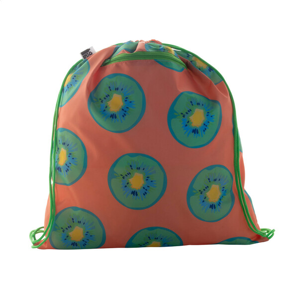 Sac piscine CreaDraw Zip RPET - Vert / Blanc