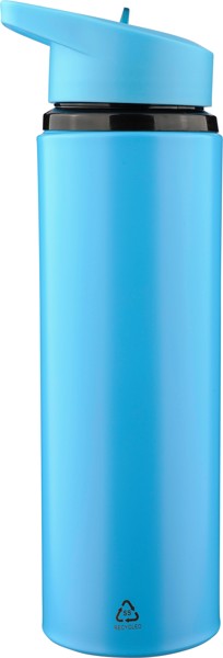 Gerecyclede roestvrijstalen drinkfles (500 ml) Zeno - wit