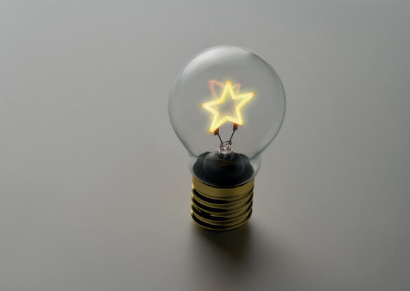Lampadina decorativa a LED Lumiglow - Giallo