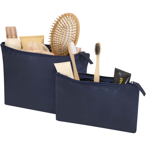 Set de trousses de toilette recyclées GRS Swift - Marine