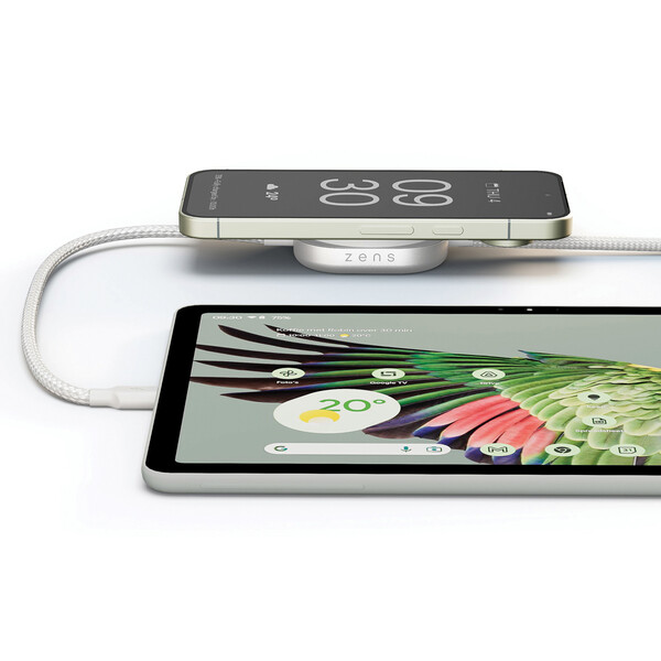 Zens Oplaadkabel USB-C naar USB-C Pro 2 - Wit