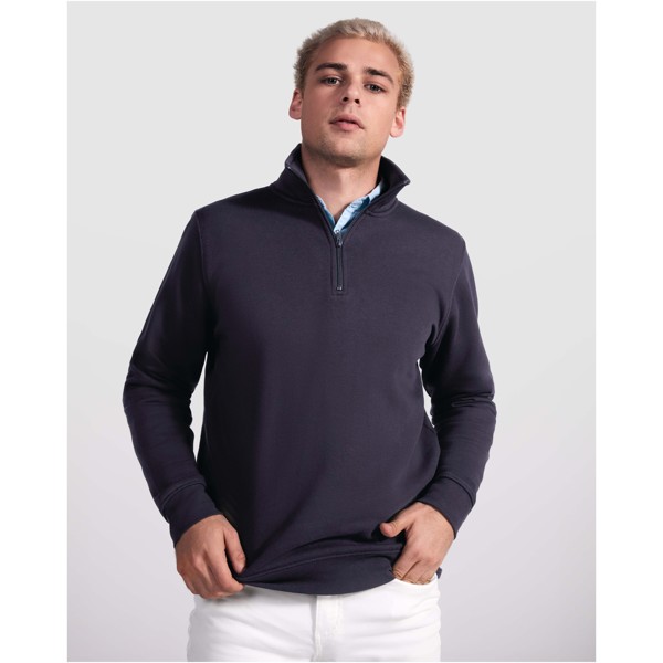 Pull zippé Aneto avec fermeture quart de zip - Navy Blue / L