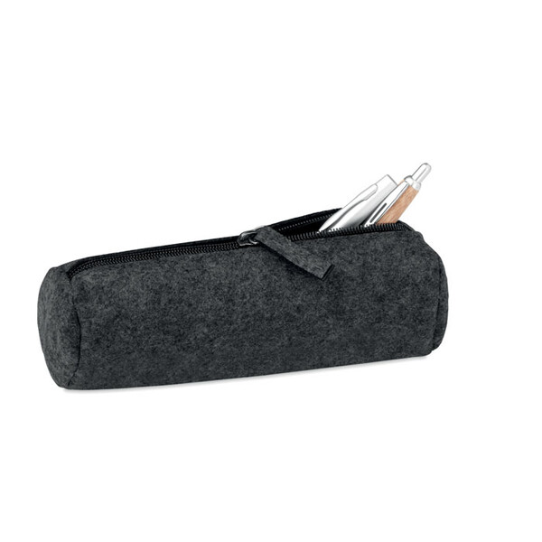 Felt zippered pencil case Penlo - Stone Grey