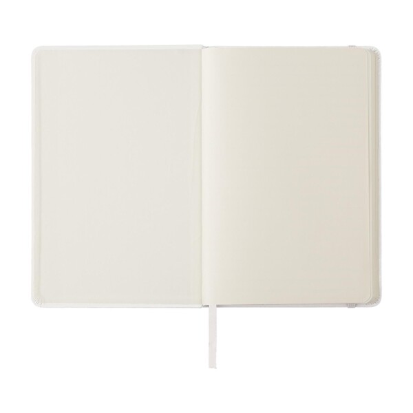 Notebook Eva | Recycled PU | A5 | Lined - white