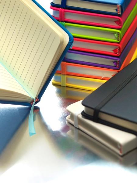 Notitieboek Dita | Gerecycled PU | A6 | Gelinieerd - wit