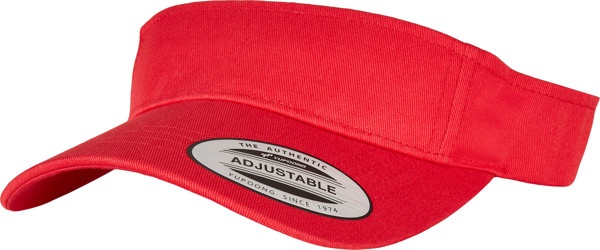 Sun visor Flexfit | 8888/8888BD - Red / onesize