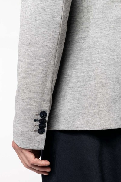 Men’S Knit Jacket - Light Grey Heather / 66