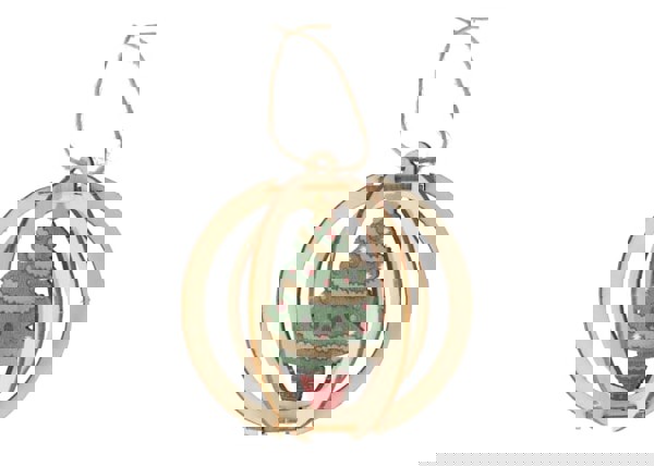 InSideOut Weihnachtsschmuck aus Holz 3er-Set - Natur