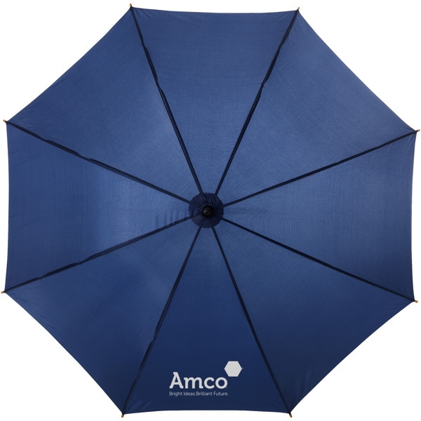 Parapluie 23" avec poignée et mât en bois Jova - Marine