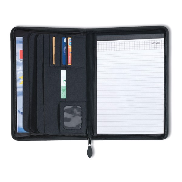 Prime A4 conference folder, recycled paper notepad