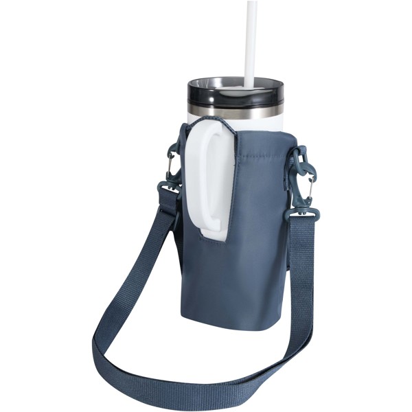 Sac porte-bouteille Trip Aware™ de 2 L en matériaux recyclés - Bleu hale