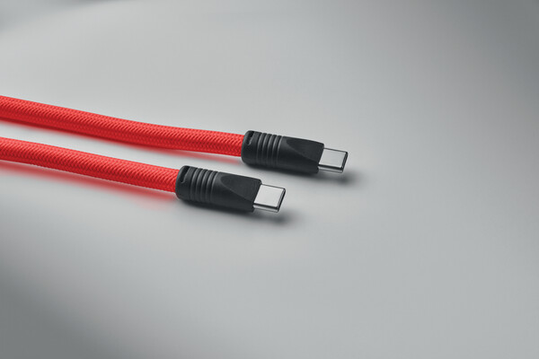 Nabíjecí a datový kabel 60W Cocharge - Červená