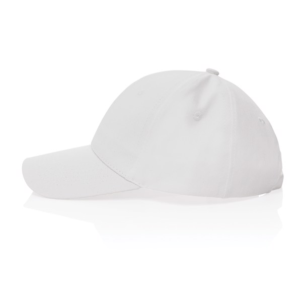 Impact 6 Panel Kappe aus 280gr rCotton mit AWARE™ Tracer - Weiß